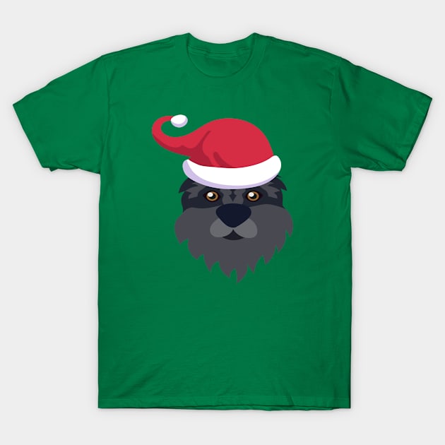 Funny Riesenschnauzer Dog Christmas 2020 Dog Lover Christmas T-Shirt by cuffiz